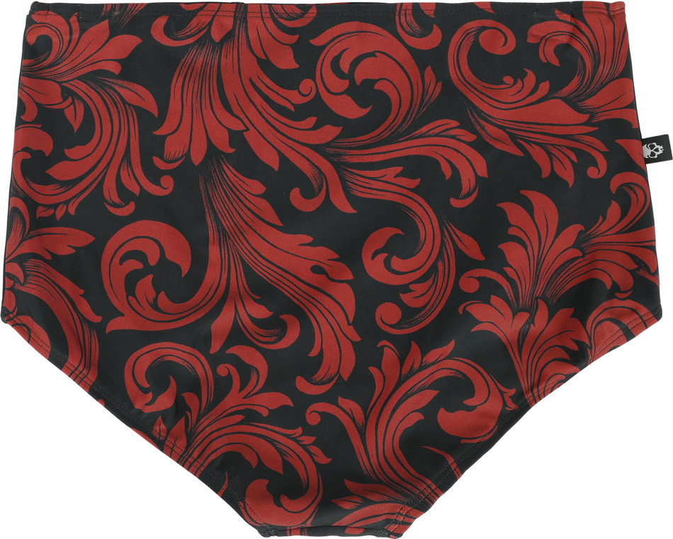 Bas de bikini  de Black Premium by EMP - Bas de Bikini Taille Haute Décoré - S à XL - pour Femme - noir - Black Premium by EMP - View 2