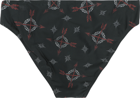 Bas de bikini  de Black Premium by EMP - Bas de Bikini avec Imprimé Celtique - S à XXL - pour Femme - noir - Black Premium by EMP - View 2