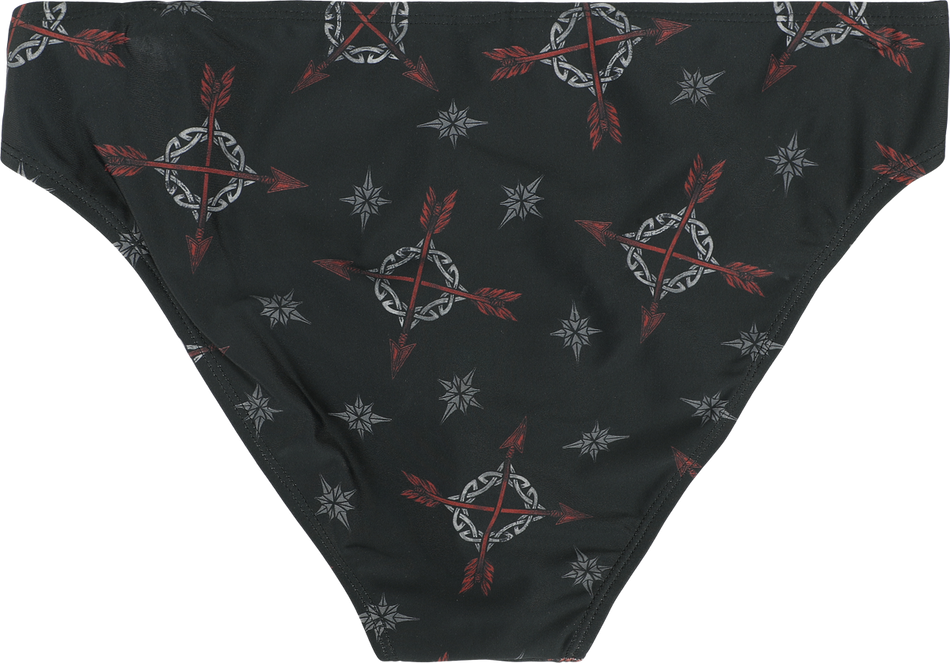 Bas de bikini  de Black Premium by EMP - Bas de Bikini avec Imprimé Celtique - S à XXL - pour Femme - noir - Black Premium by EMP - View 2