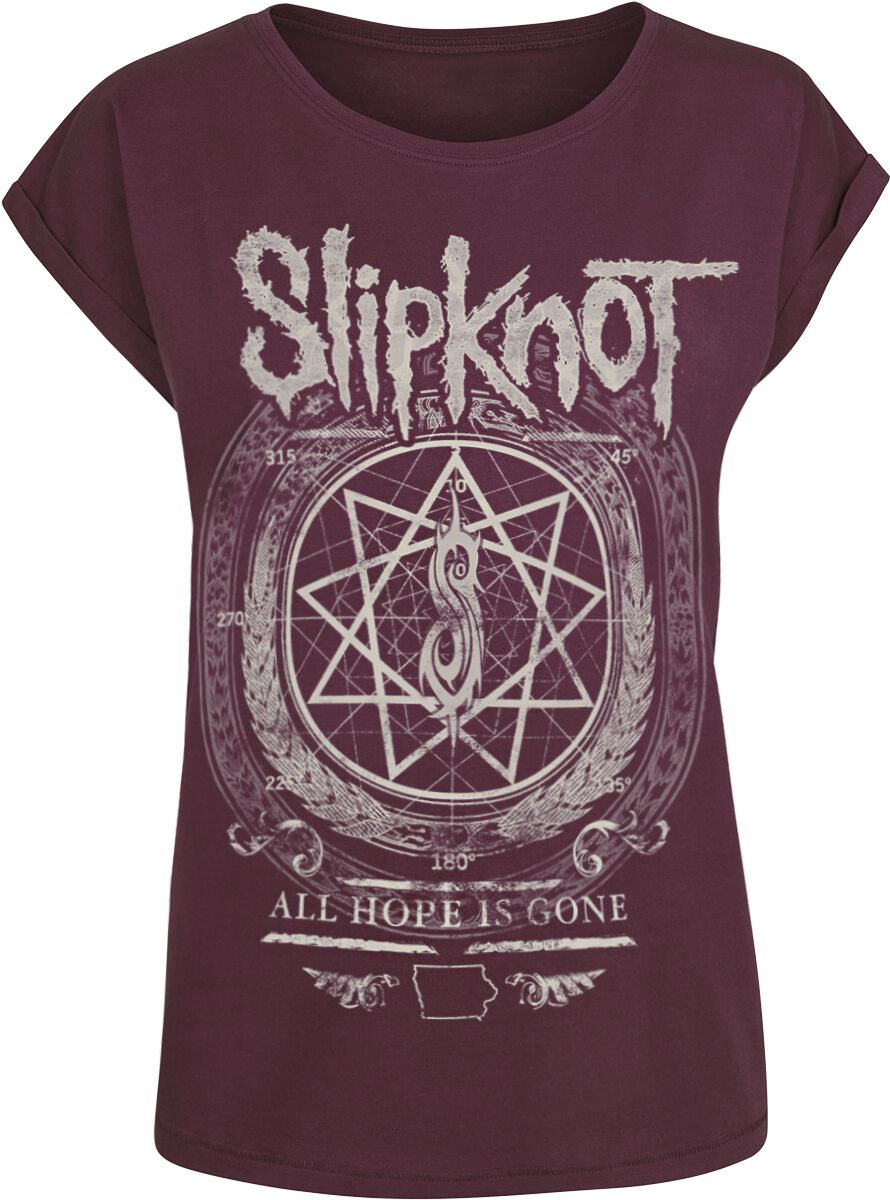 T-Shirt Manches courtes  de Slipknot - Blurry - XS à XL - pour Femme - rouge - Slipknot