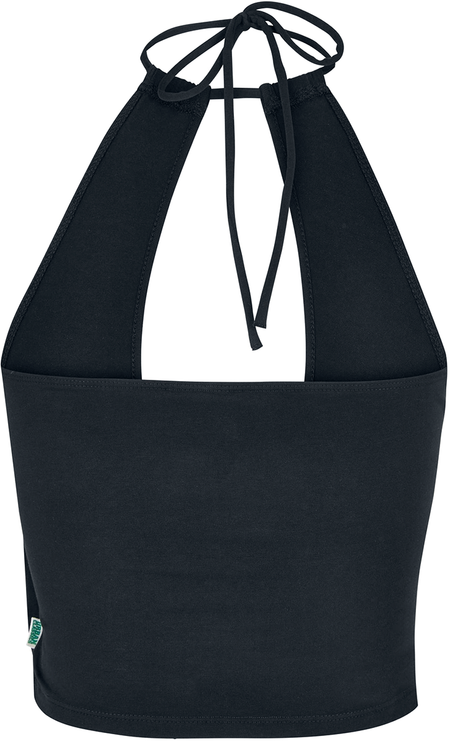 Top  de Urban Classics - Haut Dos-Nu Court Portefeuille - S à XL - pour Femme - noir - Urban Classics - View 2