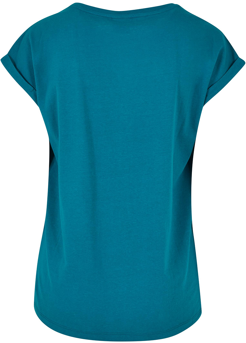 T-Shirt Manches courtes  de Urban Classics - T-shirt Manches Larges Femme - XS à M - pour Femme - vert - Urban Classics - View 2