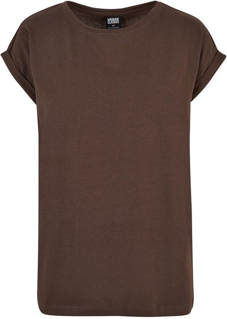 T-Shirt Manches courtes  de Urban Classics - T-shirt Manches Larges Femme - XS à 4XL - pour Femme - marron - Urban Classics