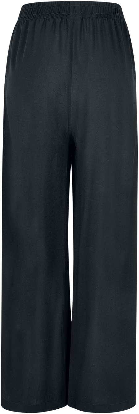 Pantalon en toile  de Urban Classics - Pantalon Viscose Jambes Évasées - XS à 4XL - pour Femme - noir - Urban Classics - View 2