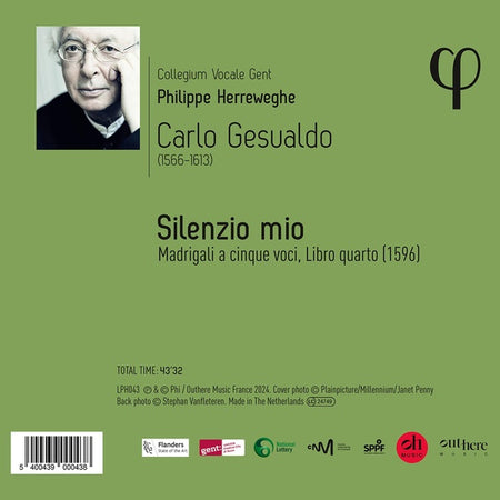 Silenzio Moi / Il Quarto Libro Di Madrigali - Front Cover