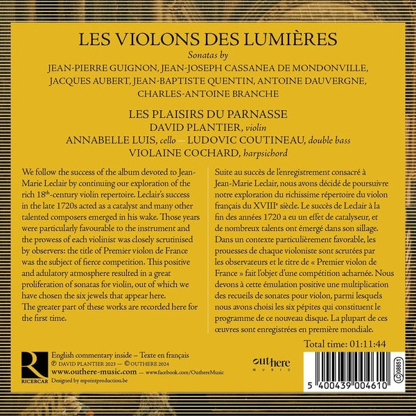 Les violons des lumières - Front Cover