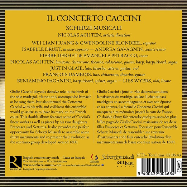 Il Concerto Caccini - Front Cover
