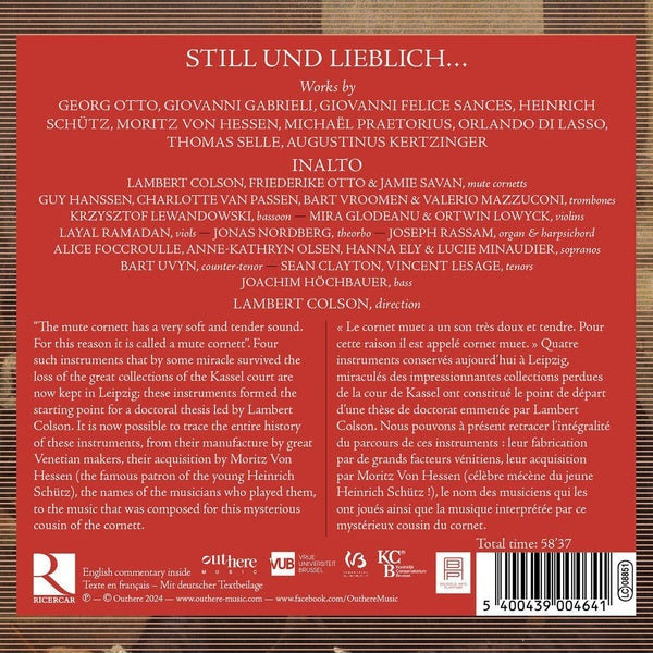 Still Und Lieblich - Front Cover