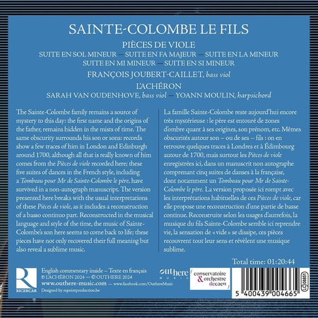 Pièces de viole - Front Cover