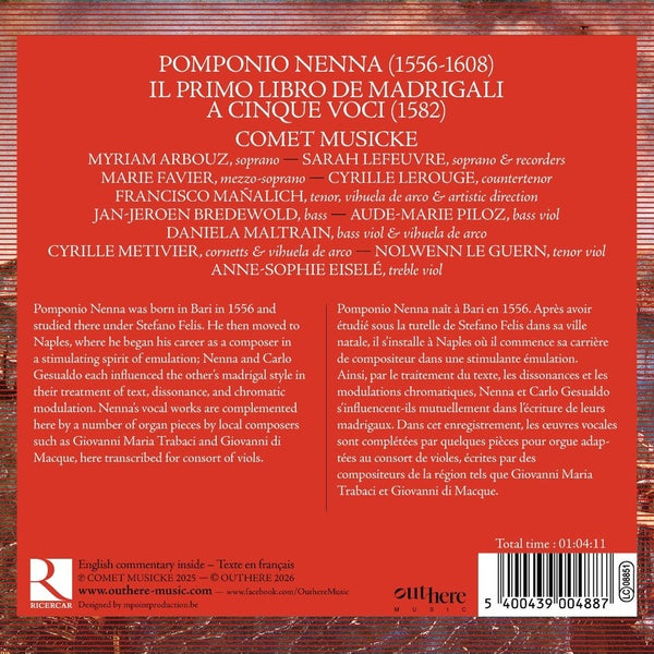 Il primo libro de madrigali - Front Cover