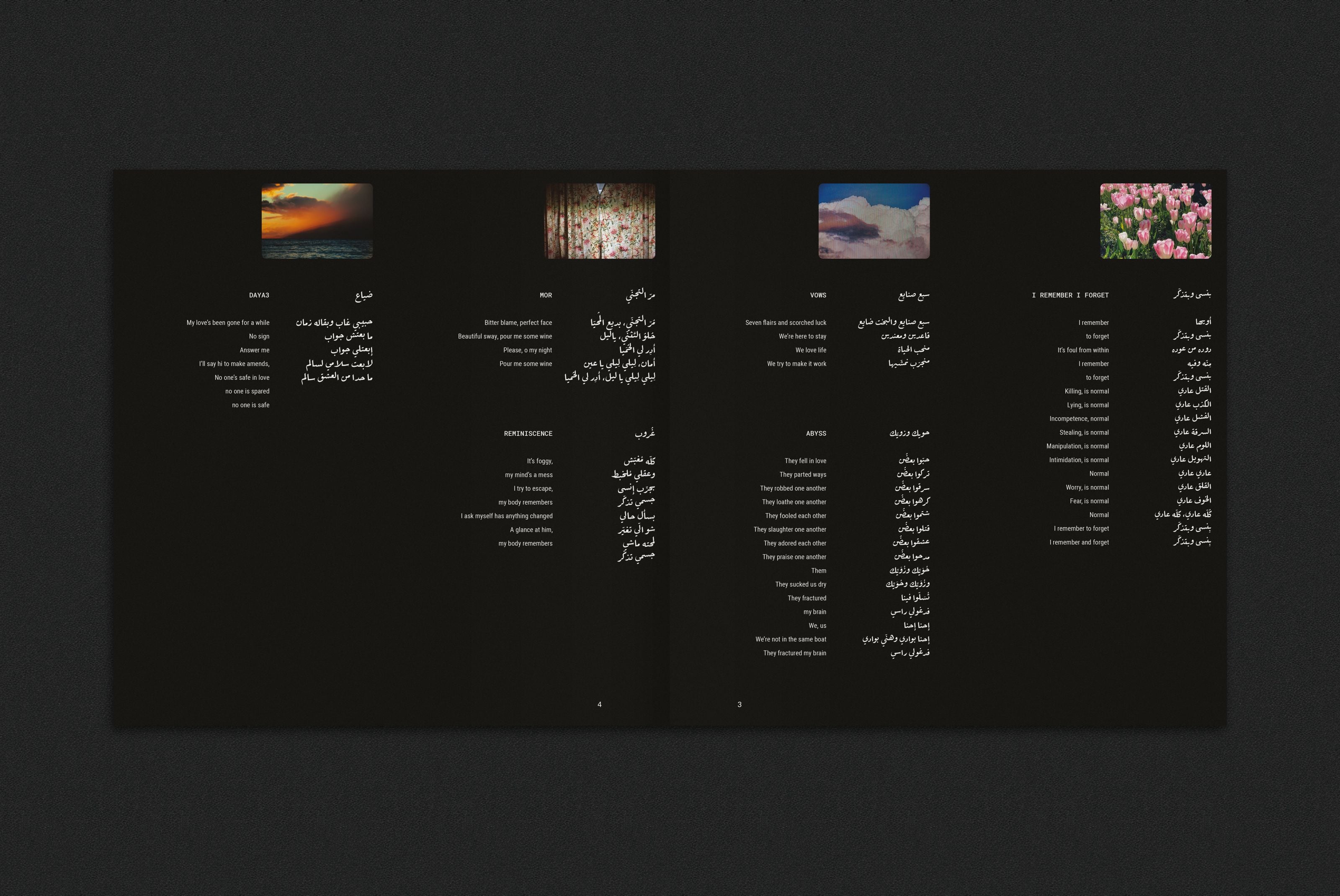 I remember I forget بنسى وبتذكر - Back Cover