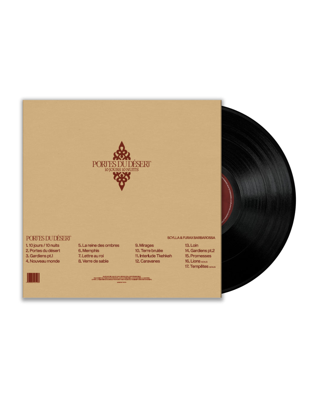 Portes du désert - Back Cover