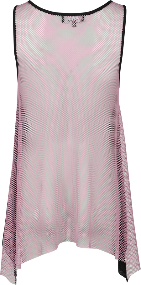 Top  de Full Volume by EMP - Glitter Top with Fishnet Back - S à M - pour Femme - noir - Full Volume by EMP - View 2