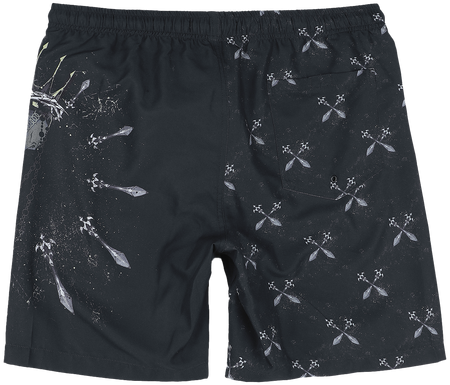 Short de bain  de Rock Rebel by EMP - Short de Bain - Skull King & Sabres - S à XXL - pour Homme - noir - Rock Rebel by EMP - View 2