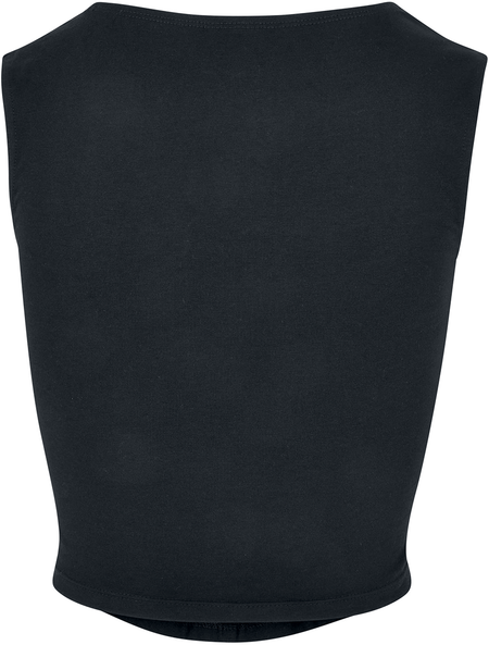 Top  de Urban Classics - Haut Court Effet Corset - S à XXL - pour Femme - noir - Urban Classics - View 2
