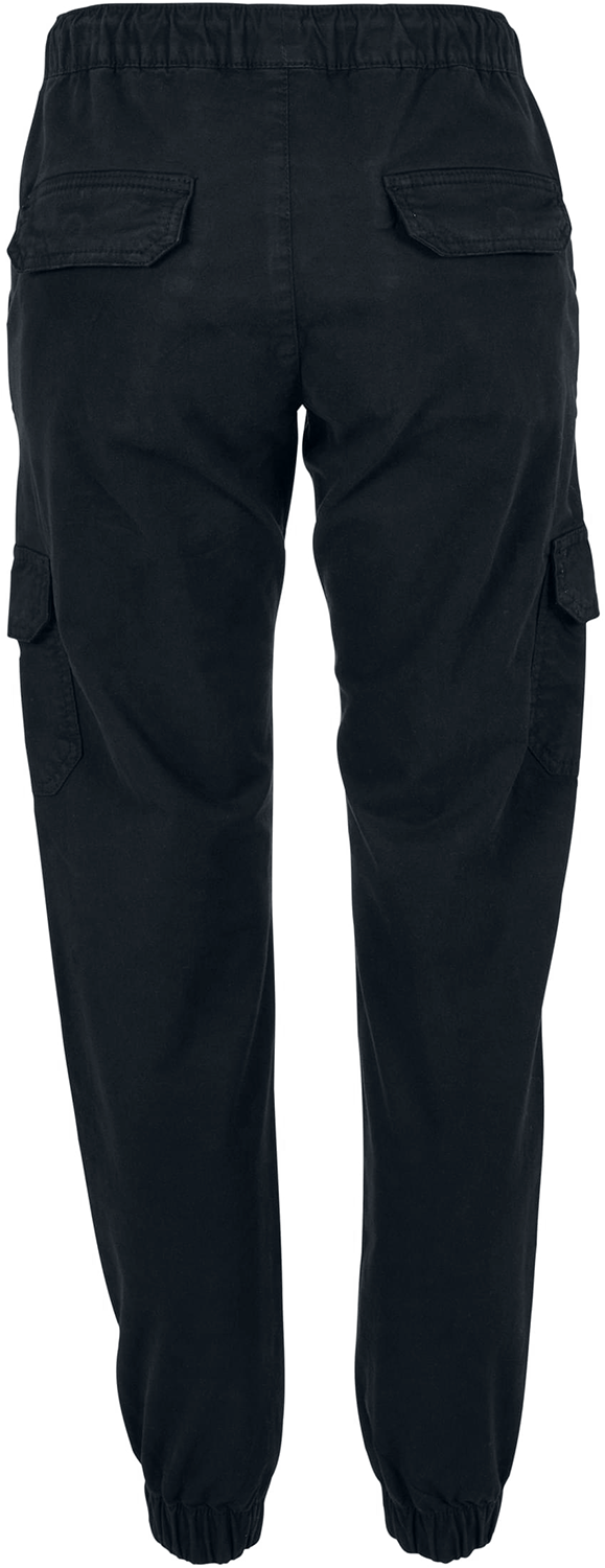 Bas de survêtement  de Urban Classics - Bas de Jogging Cargo Taille Haute - XS à 5XL - pour Femme - noir - Urban Classics - View 2