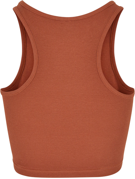 Top  de Urban Classics - Débardeur Court Femme - XS à XL - pour Femme - marron - Urban Classics - View 2