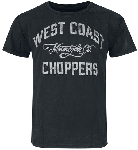 T-Shirt Manches courtes  de West Coast Choppers - Motorcycle Co. - M à 3XL - pour Homme - noir - West Coast Choppers