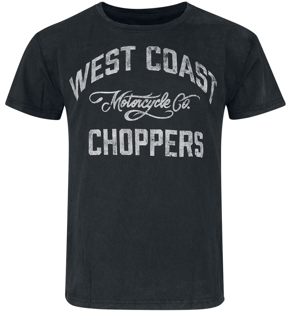 T-Shirt Manches courtes  de West Coast Choppers - Motorcycle Co. - M à 3XL - pour Homme - noir - West Coast Choppers