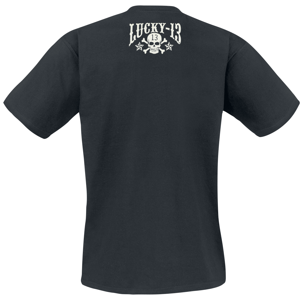 T-Shirt Manches courtes  de Lucky 13 - Skull Stars - S à 4XL - pour Homme - noir - Lucky 13 - View 2