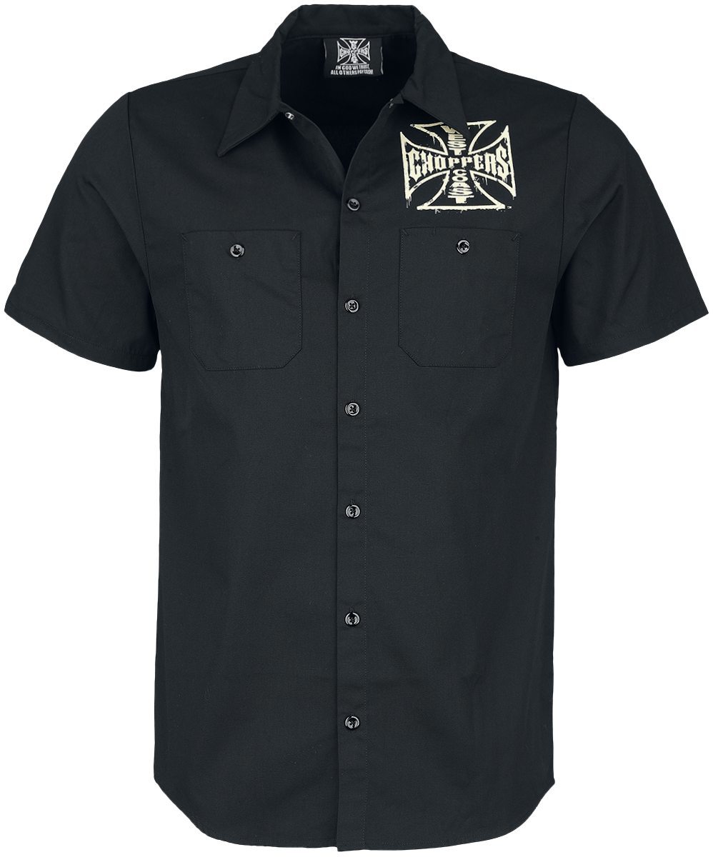 Chemise manches courtes  de West Coast Choppers - Logo OG Usé - S à 3XL - pour Homme - noir - West Coast Choppers - View 2