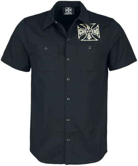 Chemise manches courtes  de West Coast Choppers - Logo OG Usé - S à 3XL - pour Homme - noir - West Coast Choppers - View 2