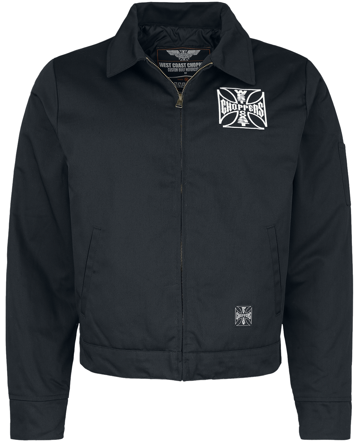 Veste mi-saison  de West Coast Choppers - Veste Doublée OG - S à 4XL - pour Homme - noir - West Coast Choppers - View 2