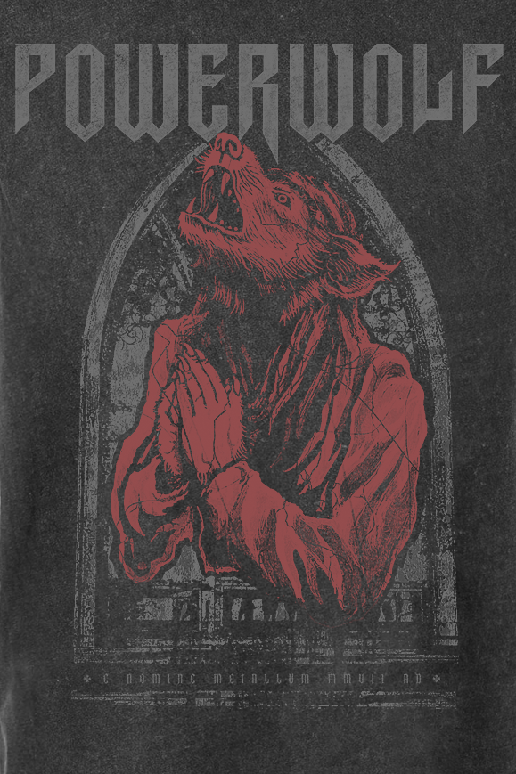 T-Shirt Manches courtes  de Powerwolf - Lupus Dei Vintage - XL à 3XL - pour Homme - noir - Powerwolf - View 2