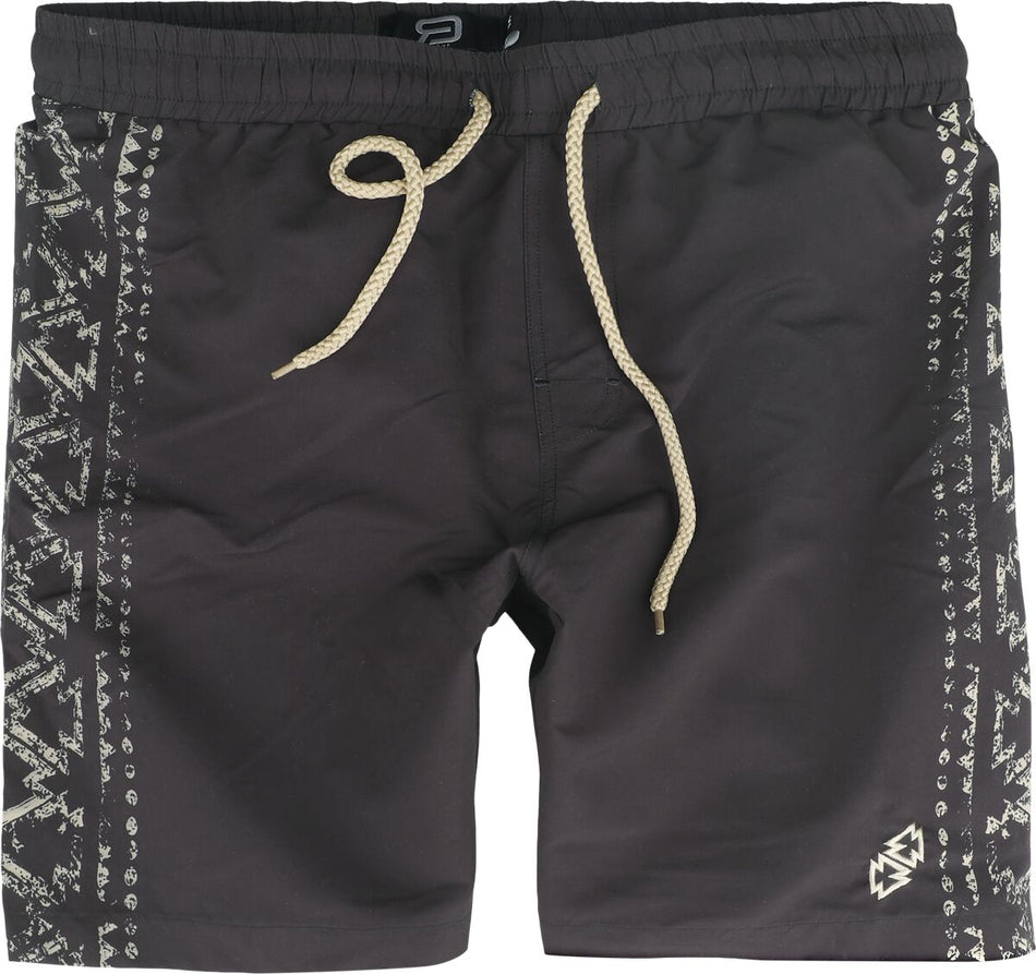 Short de bain  de RED by EMP - Short de Bain Imprimé Aztèque - S à M - pour Homme - noir - RED by EMP