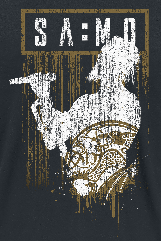 T-Shirt Manches courtes  de Saltatio Mortis - Alea Silhouette - S à M - pour Homme - noir - Saltatio Mortis - View 2