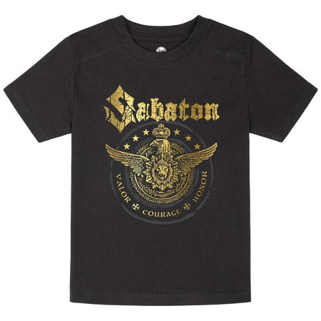 T-shirt  de Sabaton - Metal Kids - Wings Of Glory - 140 - pour filles & garçonse - noir - Sabaton