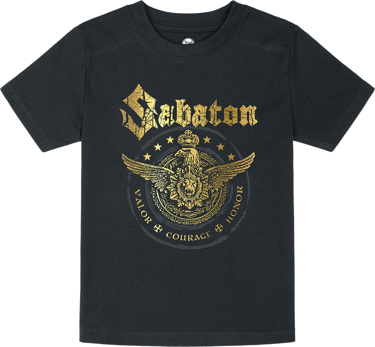 T-shirt  de Sabaton - Metal Kids - Wings Of Glory - 140 - pour filles & garçonse - noir - Sabaton - View 2