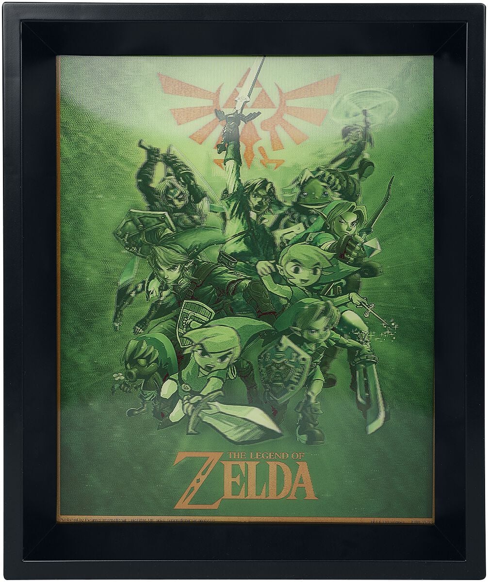 Poster Gaming de The Legend Of Zelda - Link - Image 3D - pour Indifférent - multicolore - The Legend Of Zelda