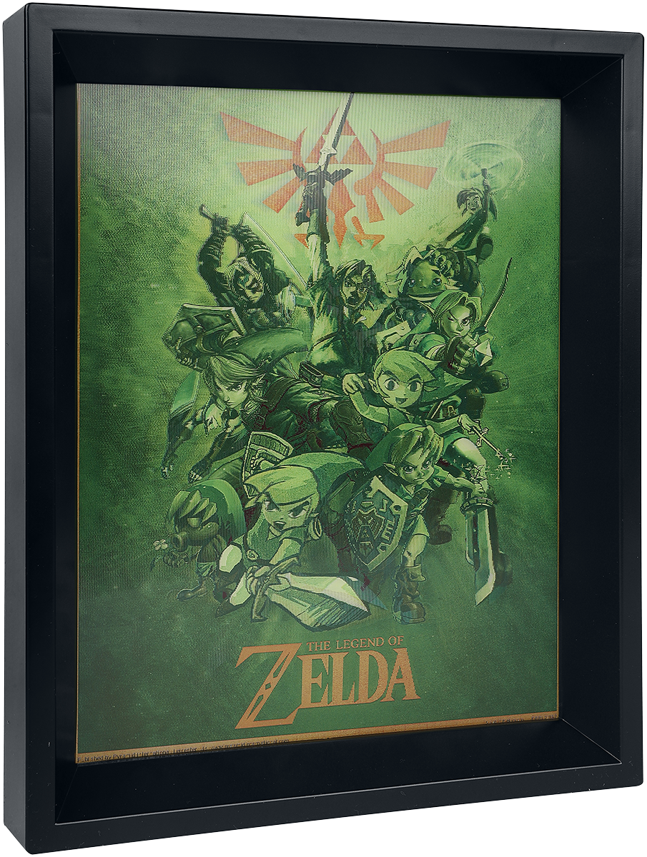 Poster Gaming de The Legend Of Zelda - Link - Image 3D - pour Indifférent - multicolore - The Legend Of Zelda - View 2