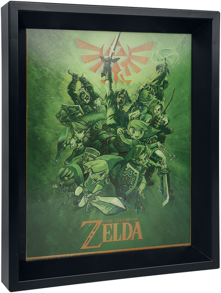 Poster Gaming de The Legend Of Zelda - Link - Image 3D - pour Indifférent - multicolore - The Legend Of Zelda - View 2