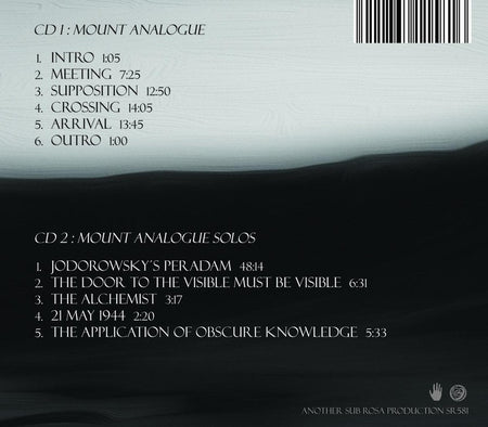 Mount Analogue - Front Cover