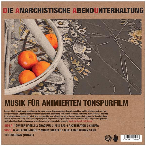 Musik Für Animierten Tonspurfilm - Front Cover