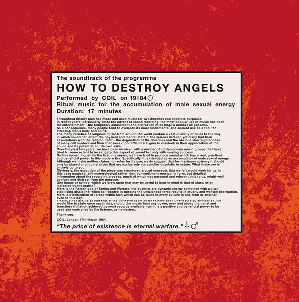 How To Destroy Angels - Front Cover