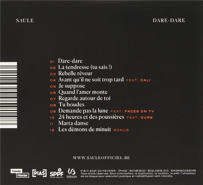 Dare-Dare - Front Cover