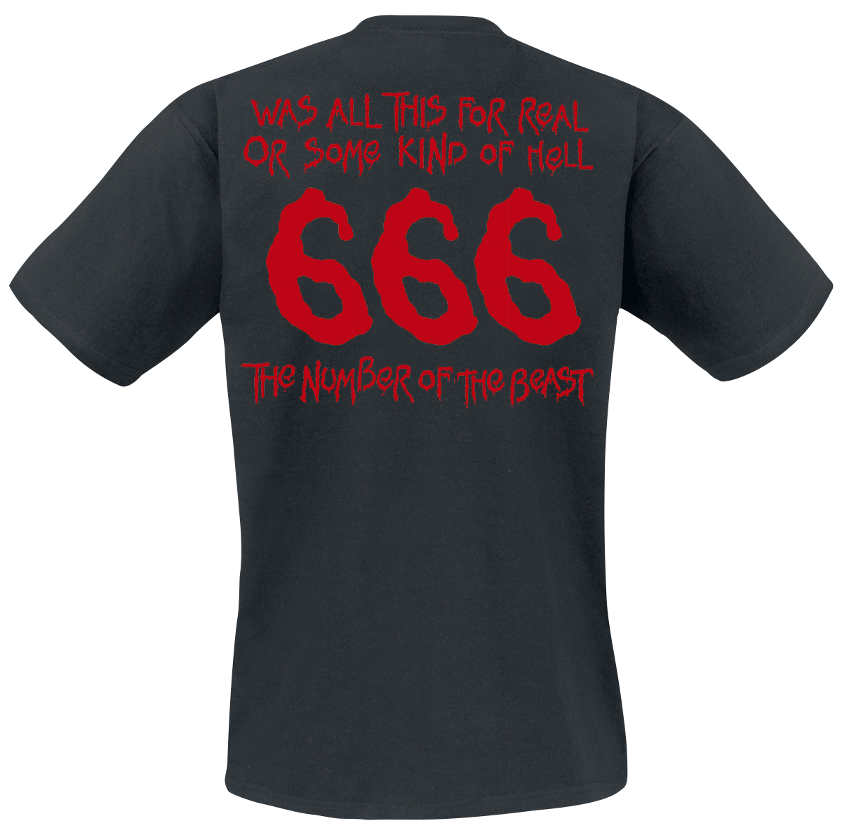 T-Shirt Manches courtes  de Iron Maiden - Stranger Number Of The Beast - S à 4XL - pour Homme - noir - Iron Maiden - View 2