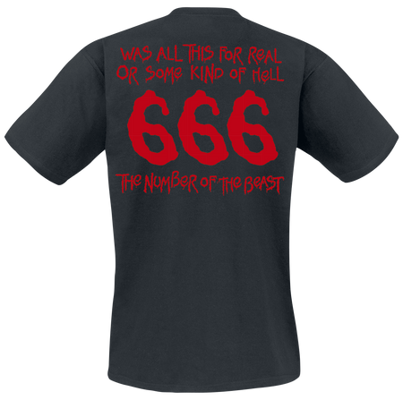 T-Shirt Manches courtes  de Iron Maiden - Stranger Number Of The Beast - S à 4XL - pour Homme - noir - Iron Maiden - View 2