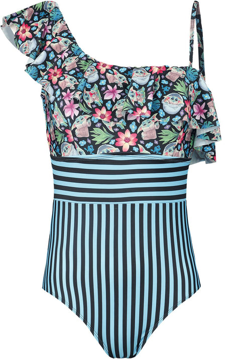 Maillots de bain Disney de Star Wars - Tropical - Grogu - S à M - pour Femme - multicolore - Star Wars