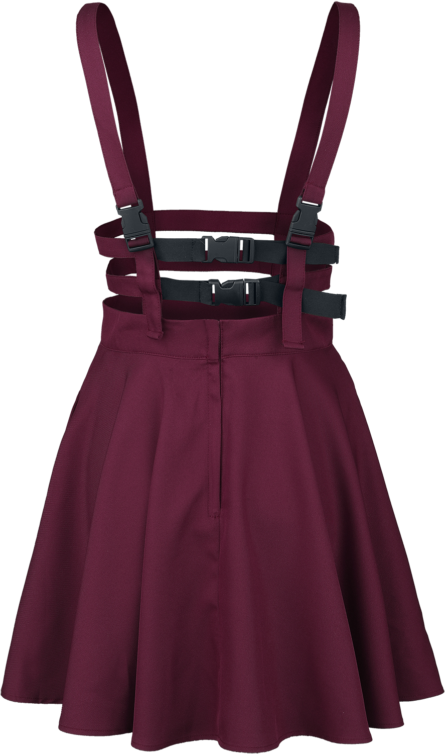 Jupe courte Rockabilly de Banned Alternative - Jupe Lolita - XS à 4XL - pour Femme - rouge - Banned Alternative - View 2