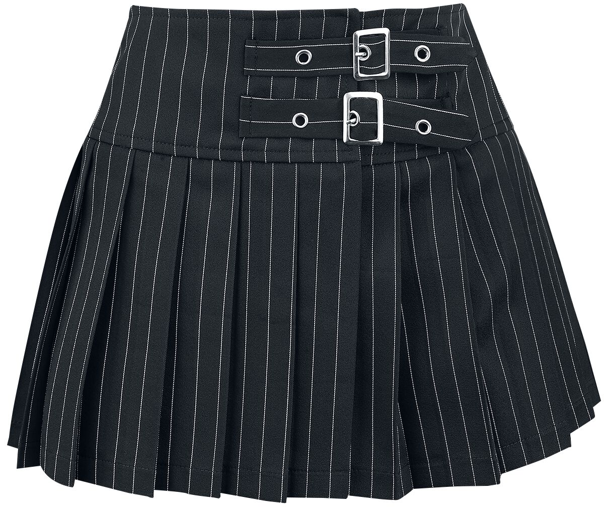 Jupe courte Gothic de Banned Alternative - Jupe Sisterhood - XS à XL - pour Femme - noir/blanc - Banned Alternative