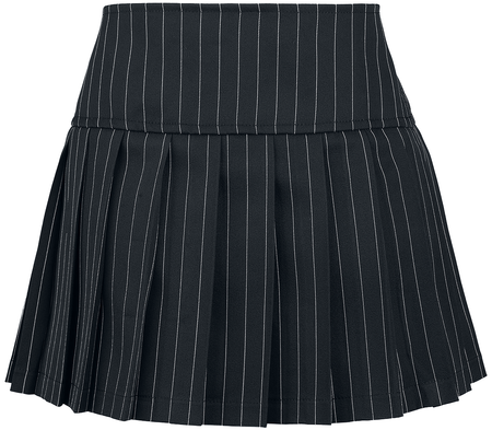 Jupe courte Gothic de Banned Alternative - Jupe Sisterhood - XS à XL - pour Femme - noir/blanc - Banned Alternative - View 2