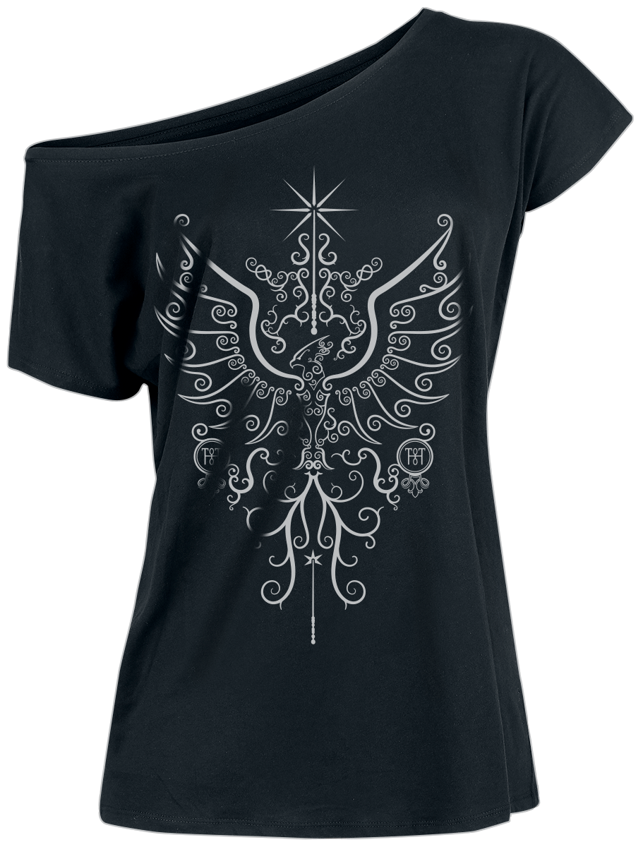 T-Shirt Manches courtes  de Harry Potter - Phoenix - S à XXL - pour Femme - noir - Harry Potter - View 2