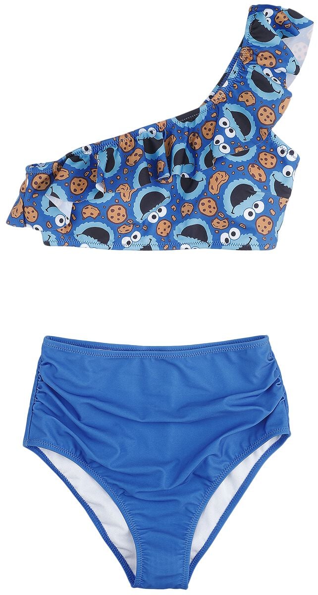 Bikini  de Sesame Street - Cookie Universe - M à XXL - pour Femme - bleu - Sesame Street