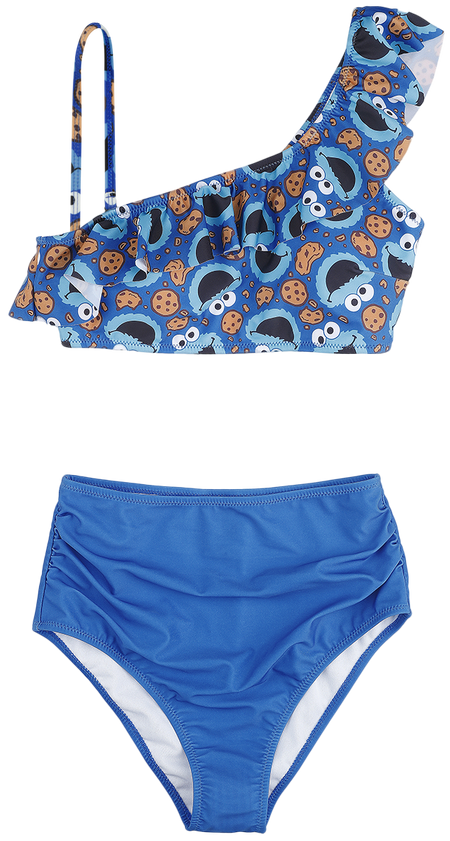 Bikini  de Sesame Street - Cookie Universe - M à XXL - pour Femme - bleu - Sesame Street - View 2