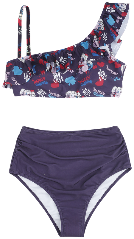 Bikini  de Suicide Squad - Harley Quinn - Mad Love - S à XXL - pour Femme - bleu - Suicide Squad - View 2