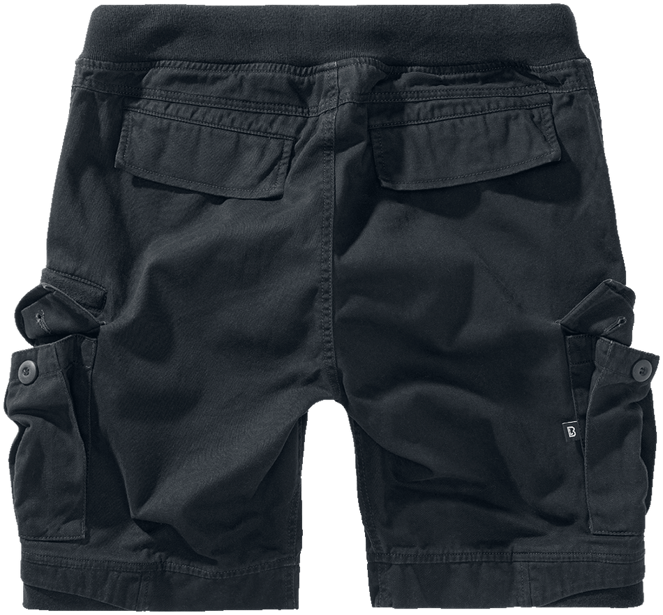 Short  de Brandit - Short Vintage Packham - S à 5XL - pour Homme - noir - Brandit - View 2